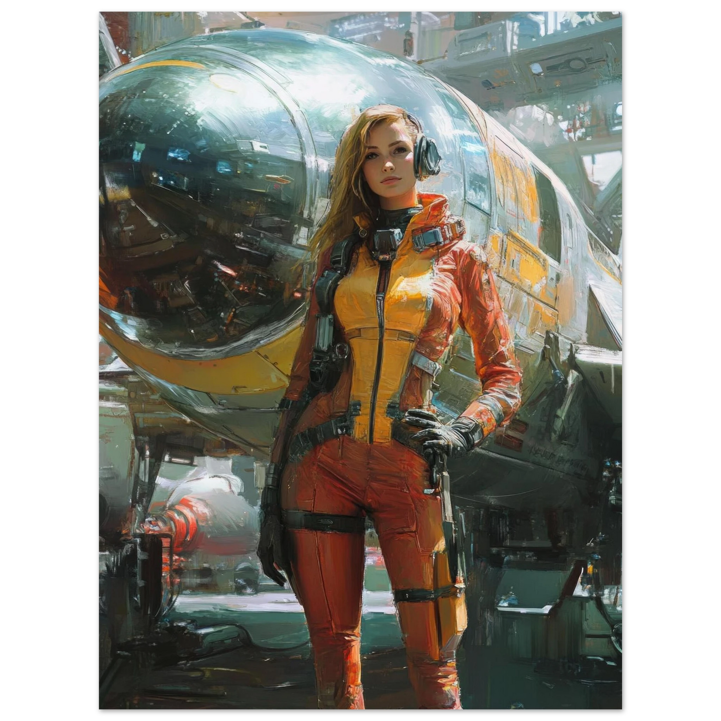 ✨ RETRO FUTUR MECHA WOMENS — Starship Series #07 - Aura Studio Déco