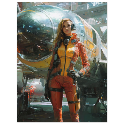 ✨ RETRO FUTUR MECHA WOMENS — Starship Series #07 - Aura Studio Déco