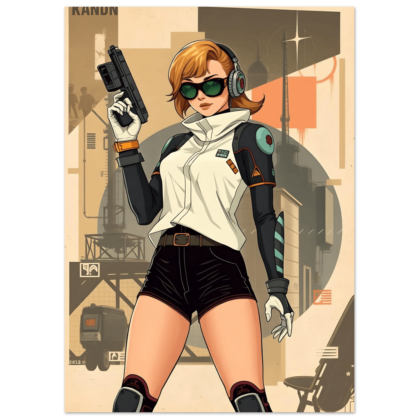 🌸🪐🎀👽Création Anime Rétro Sci-Fi ☄️47 - Aura Studio Déco