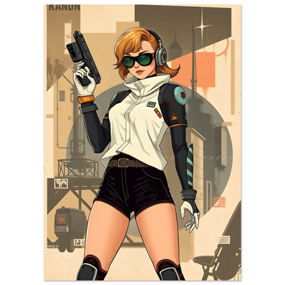 🌸🪐🎀👽Création Anime Rétro Sci-Fi ☄️47 - Aura Studio Déco