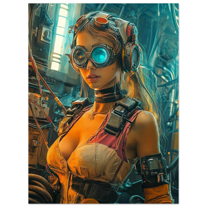 ✨ RETRO FUTUR MECHA WOMENS — Starship Series #89 - Aura Studio Déco