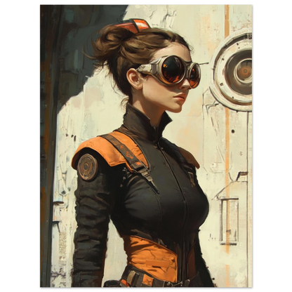 ✨ RETRO FUTUR MECHA WOMENS — Starship Series #68 - Aura Studio Déco
