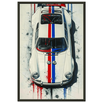 🏎️🏁Affiche Automobile Art' Legend 3 Encadrée - Aura Studio Déco