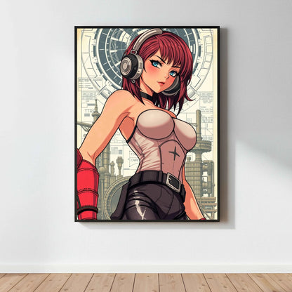 🌸🪐🎀👽Création Anime Rétro Sci-Fi ☄️43 - Aura Studio Déco