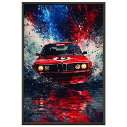 🏎️🏁Affiche Automobile Art' Sport 3 Encadrée - Aura Studio Déco