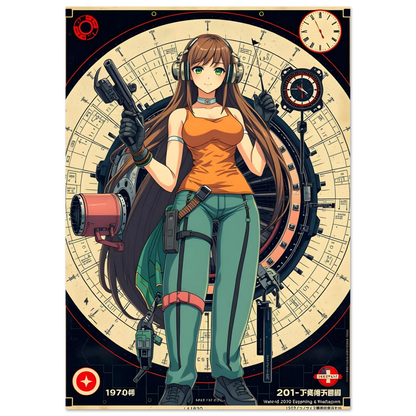 🌸🪐🎀👽Création Anime Rétro Sci-Fi ☄️14 - Aura Studio Déco