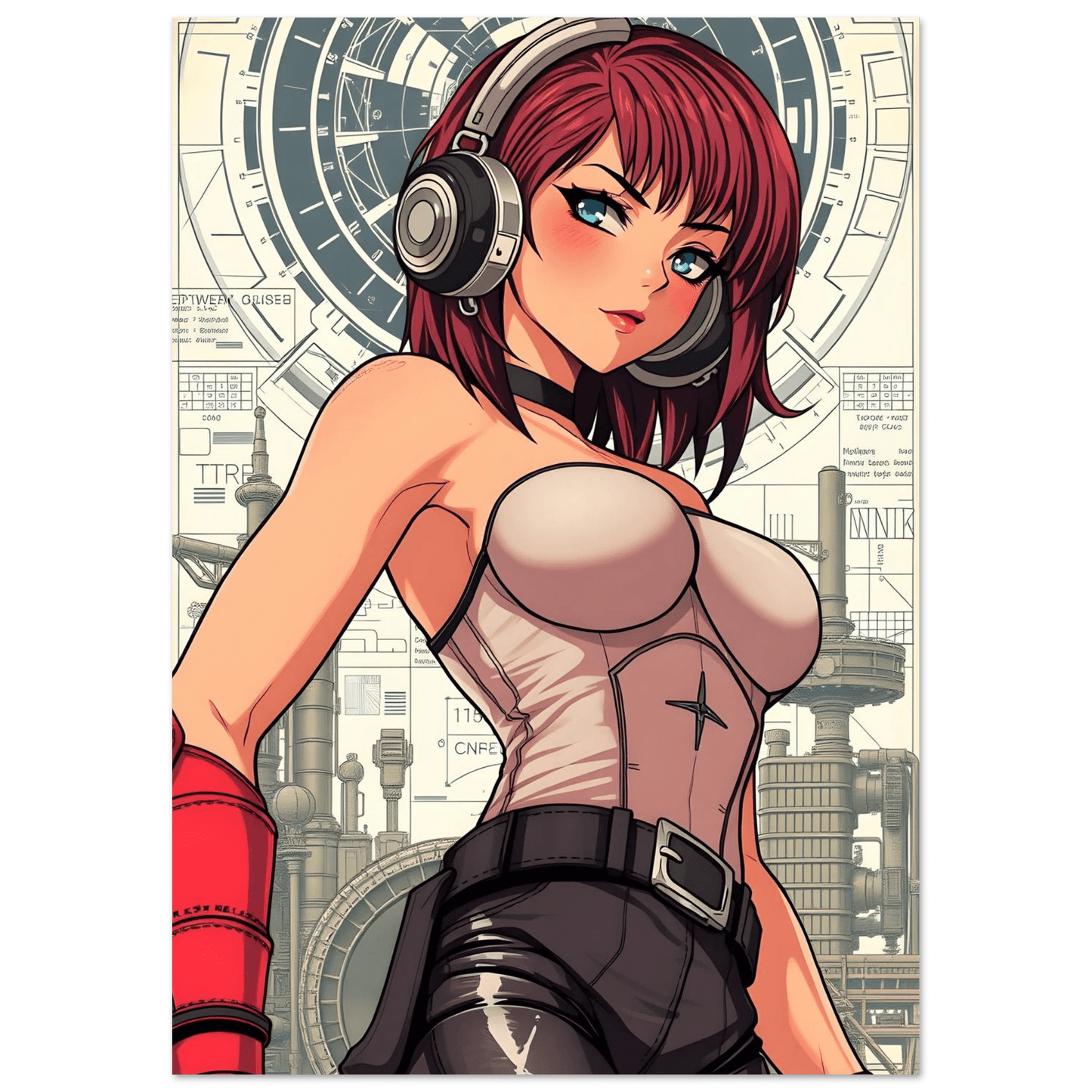 🌸🪐🎀👽Création Anime Rétro Sci-Fi ☄️43 - Aura Studio Déco