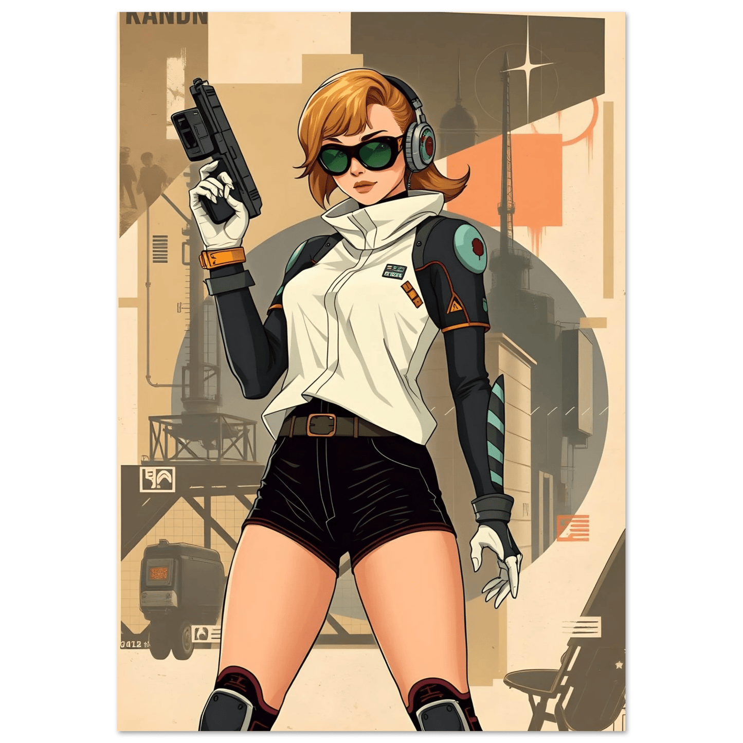 🌸🪐🎀👽Création Anime Rétro Sci-Fi ☄️47 - Aura Studio Déco