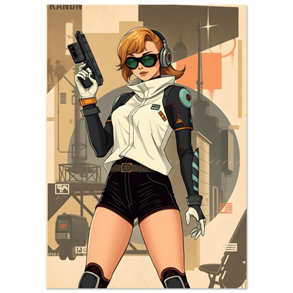 🌸🪐🎀👽Création Anime Rétro Sci-Fi ☄️47 - Aura Studio Déco