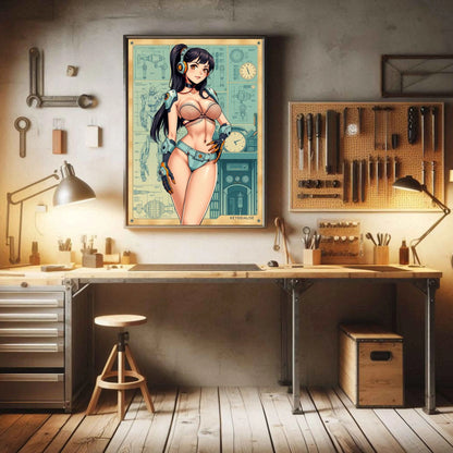 🌸🪐🎀👽Création Anime Rétro Sci-Fi ☄️11 - Aura Studio Déco