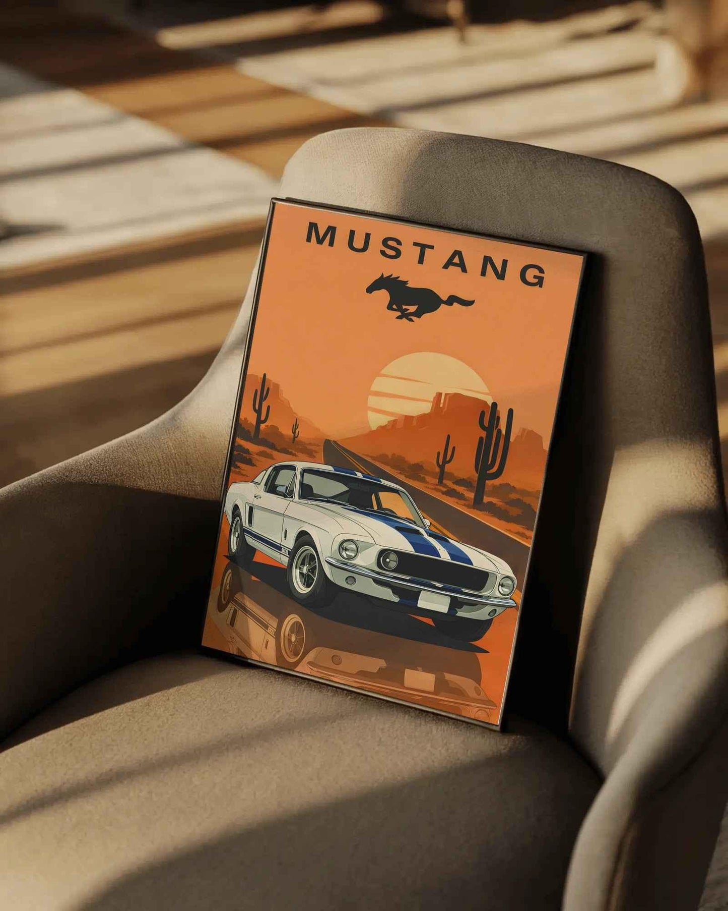 🏆🀣📺 Affiche Automobile Vintage 70' Legend - Aura Studio Déco