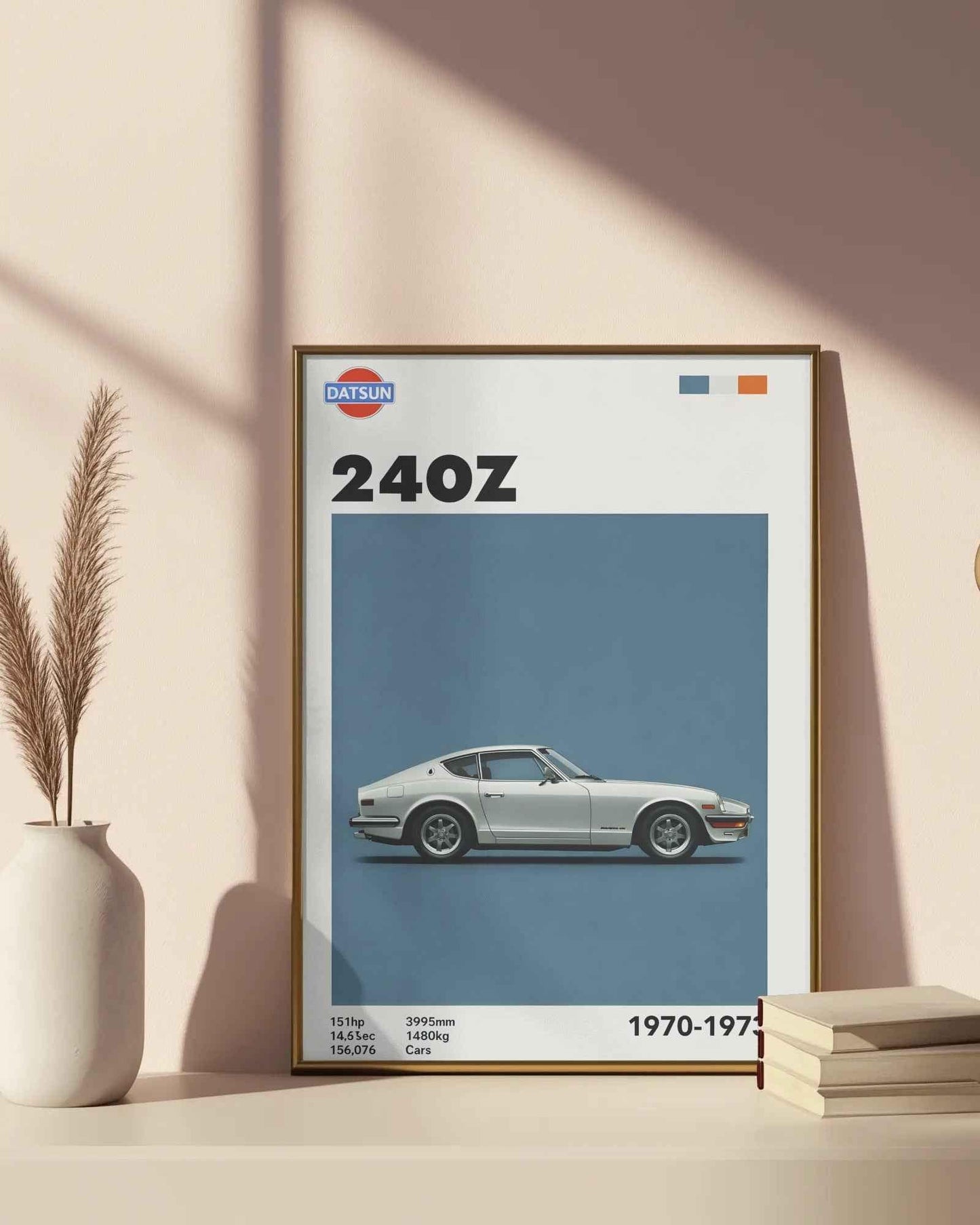 🏆🀣📺 Affiche Automobile Vintage Legend 70's Japan - Aura Studio Déco