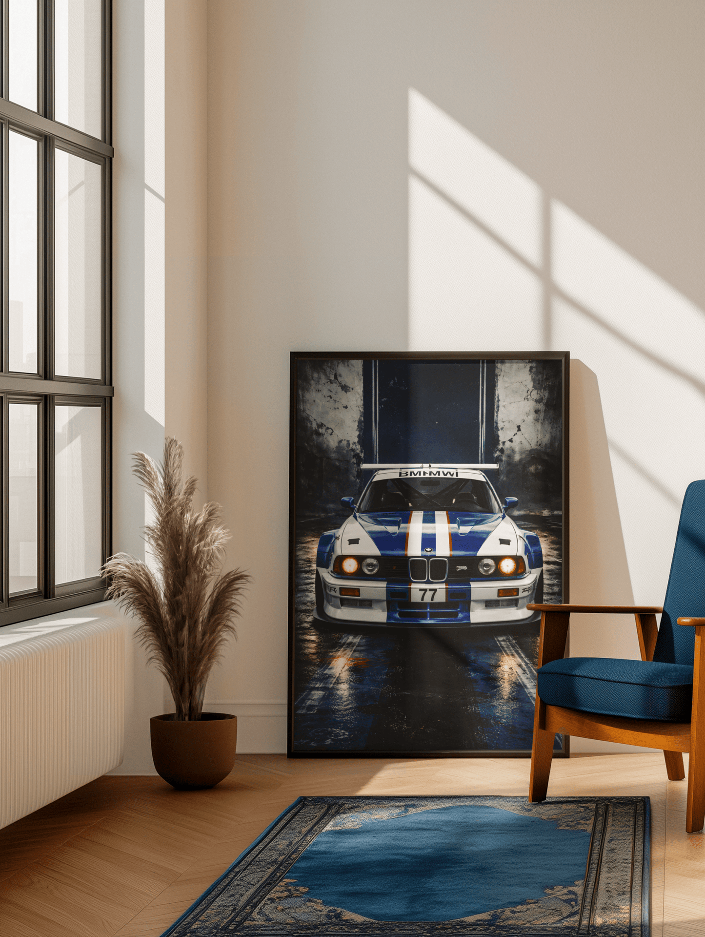 🏎️🏁Affiche Automobile Art' Sport 2 Encadrée - Aura Studio Déco