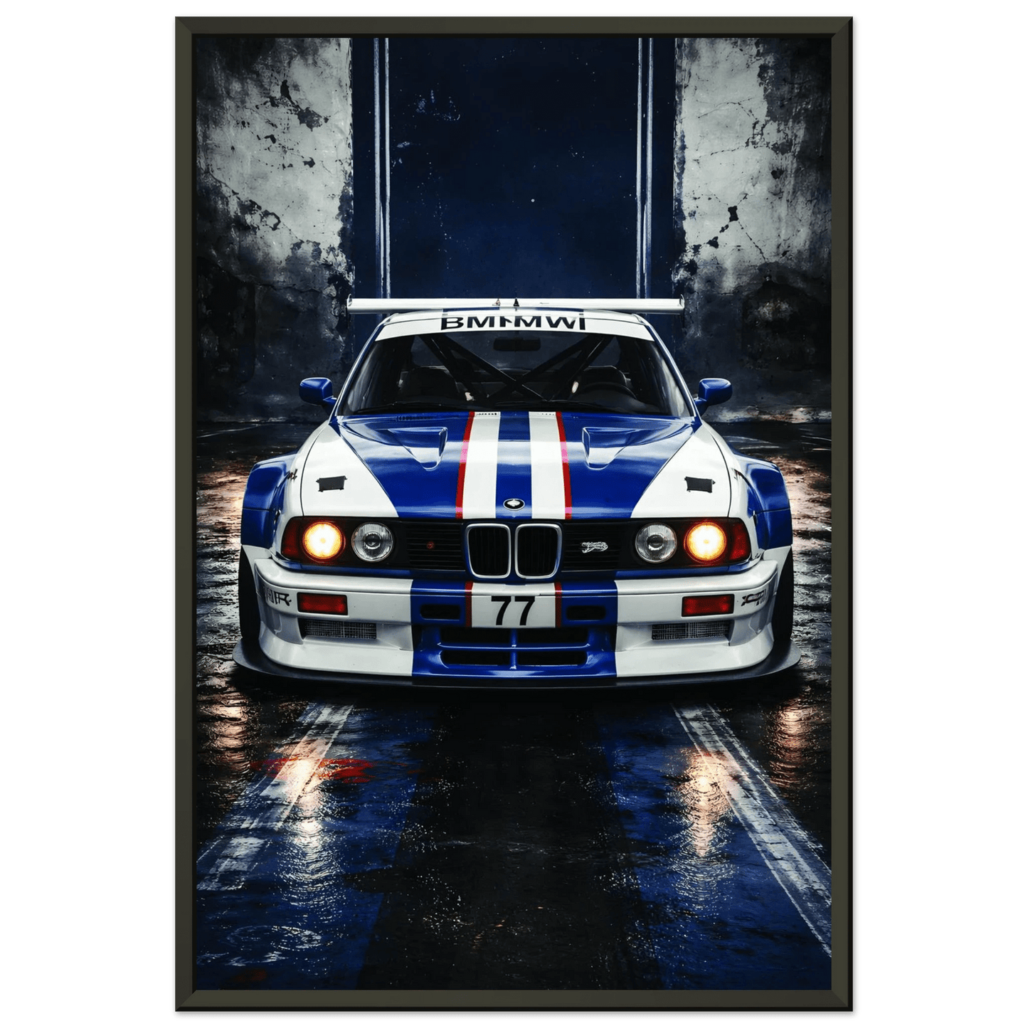 🏎️🏁Affiche Automobile Art' Sport 2 Encadrée - Aura Studio Déco