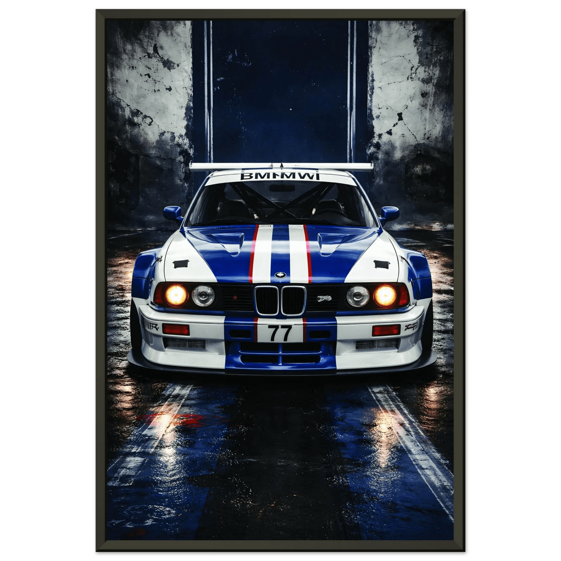 🏎️🏁Affiche Automobile Art' Sport 2 Encadrée - Aura Studio Déco