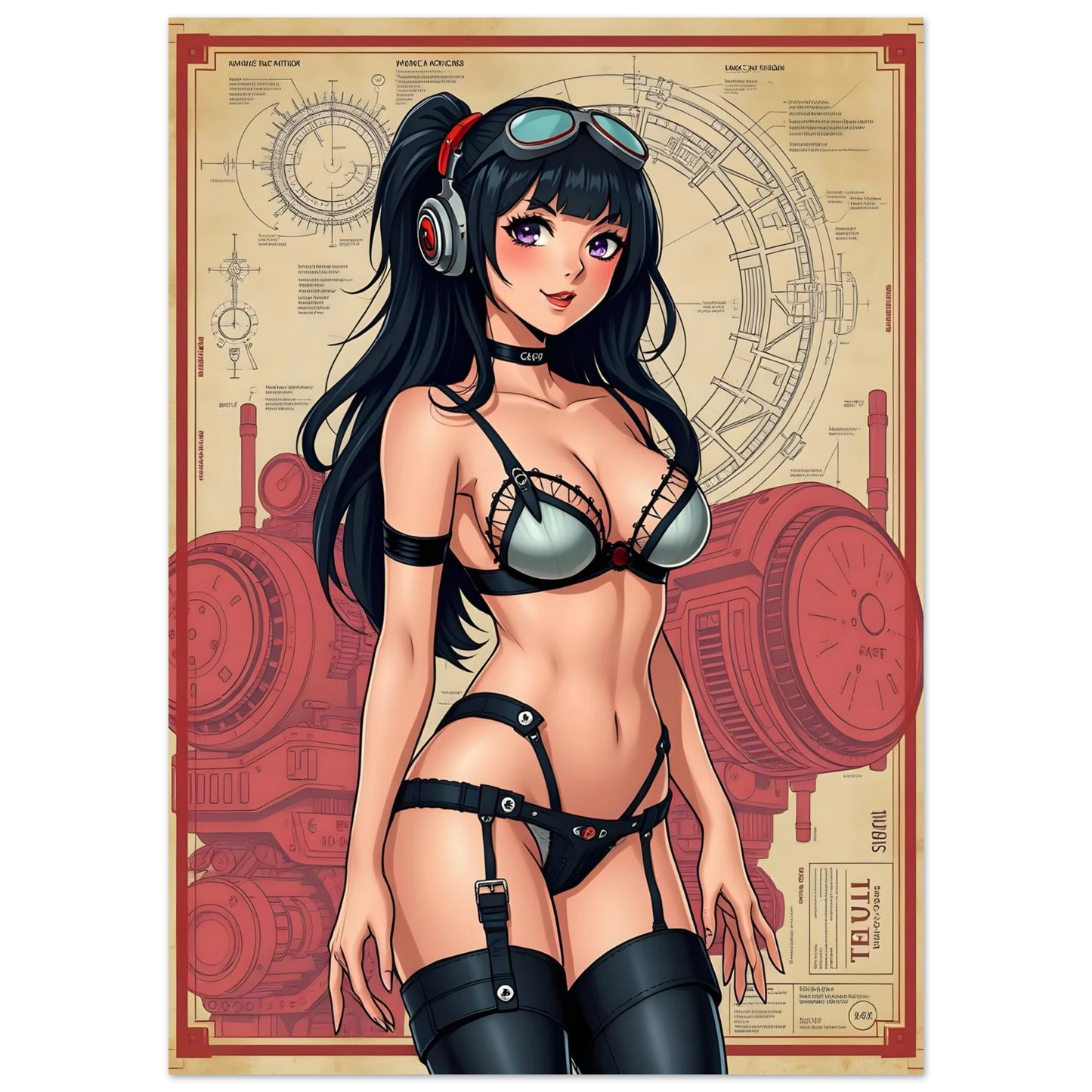 🌸🪐🎀👽Création Anime Rétro Sci-Fi ☄️25 - Aura Studio Déco