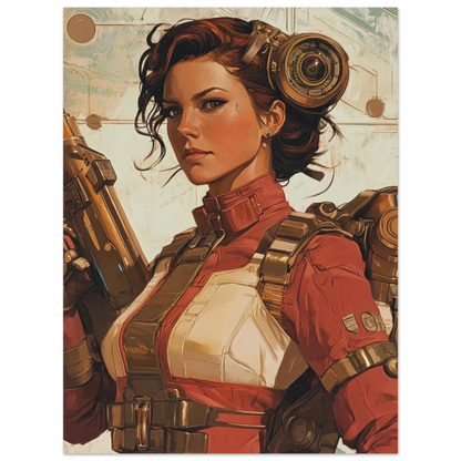 ✨ RETRO FUTUR MECHA WOMENS — Starship Series #62 - Aura Studio Déco