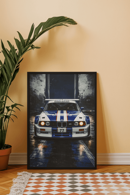 🏎️🏁Affiche Automobile Art' Sport 2 Encadrée - Aura Studio Déco