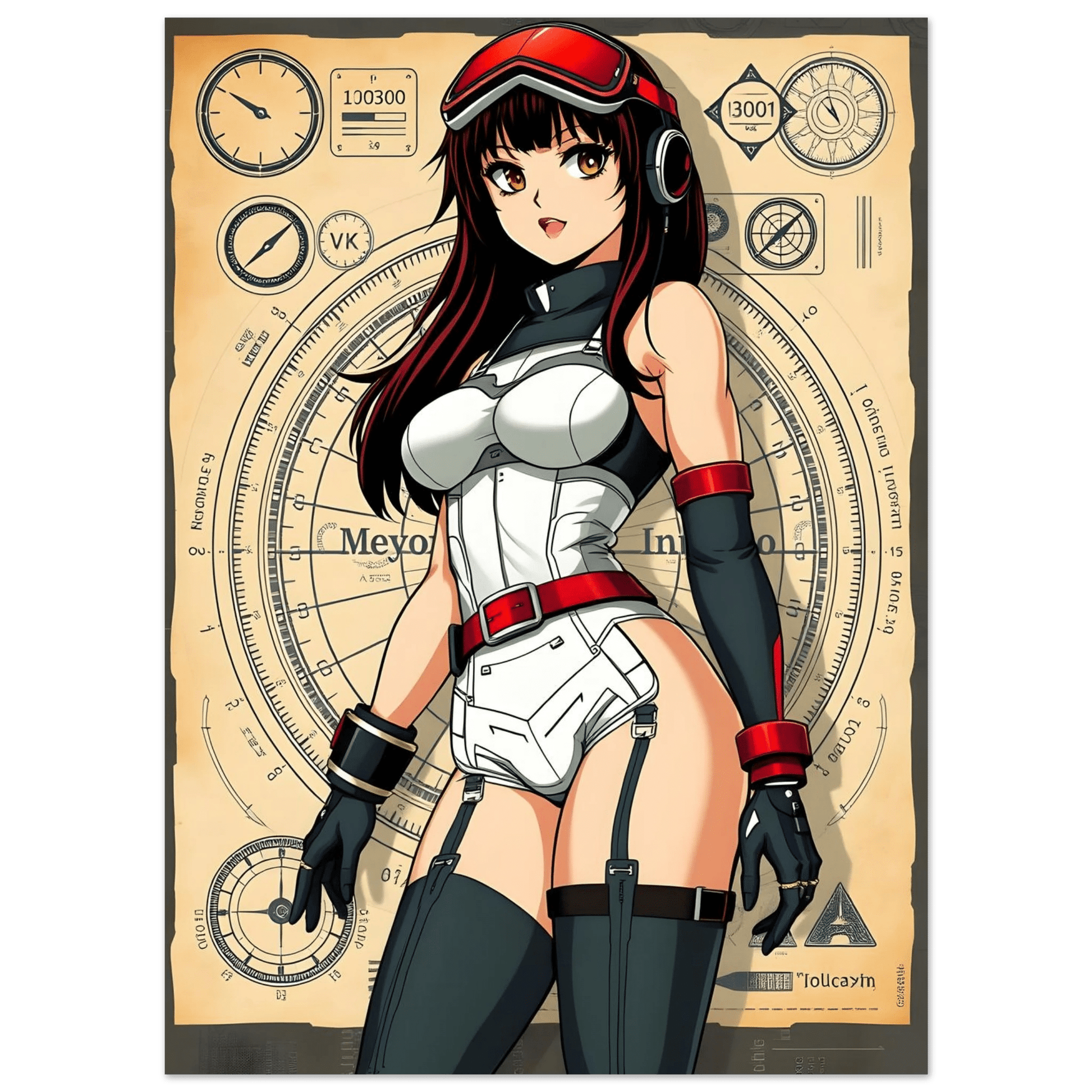 🌸🪐🎀👽Création Anime Rétro Sci-Fi ☄️36 - Aura Studio Déco