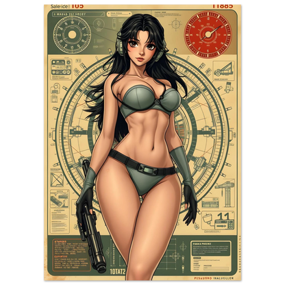 🌸🪐🎀👽Création Anime Rétro Sci-Fi ☄️20 - Aura Studio Déco