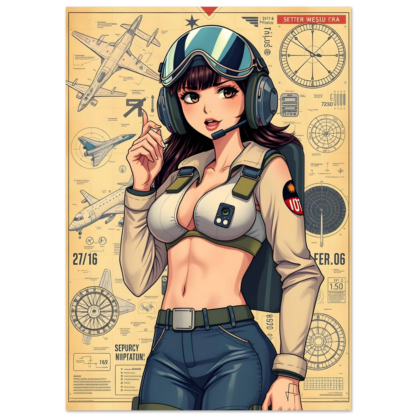 🌸🪐🎀👽Création Anime Rétro Sci-Fi ☄️3 - Aura Studio Déco