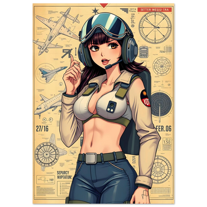 🌸🪐🎀👽Création Anime Rétro Sci-Fi ☄️3 - Aura Studio Déco