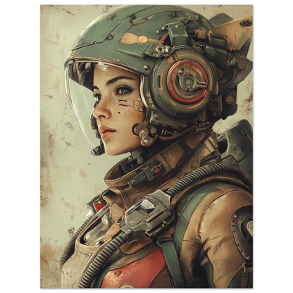 ✨ RETRO FUTUR MECHA WOMENS — Starship Series #84 - Aura Studio Déco