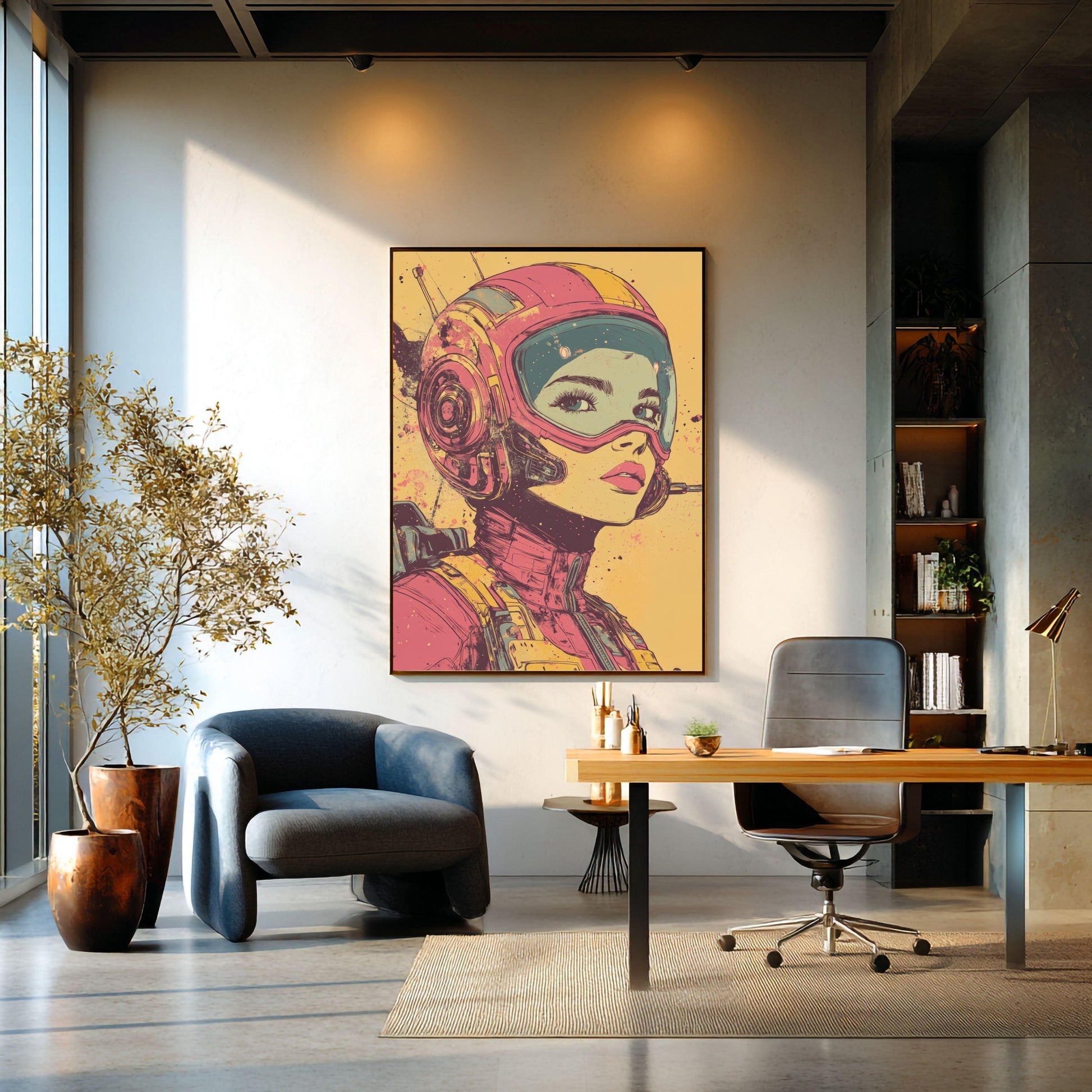 ✨ RETRO FUTUR MECHA WOMENS — Starship Series #75 - Aura Studio Déco