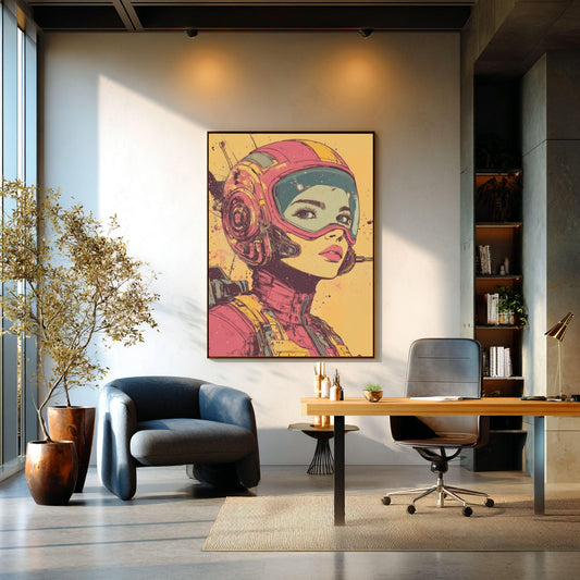 ✨ RETRO FUTUR MECHA WOMENS — Starship Series #75 - Aura Studio Déco