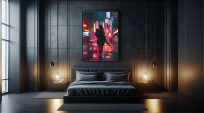 Affiche murale Impresion Cybergirl Ultimate 28☢️ - Aura Studio Déco