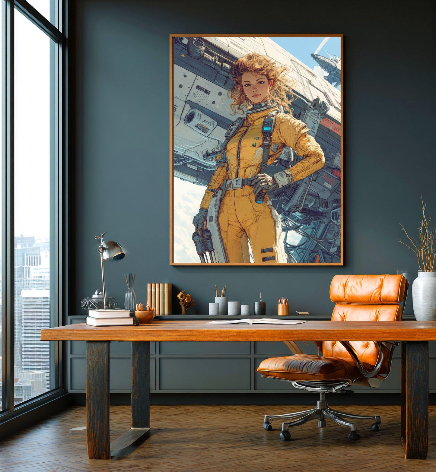✨ RETRO FUTUR MECHA WOMENS — Starship Series #18 - Aura Studio Déco