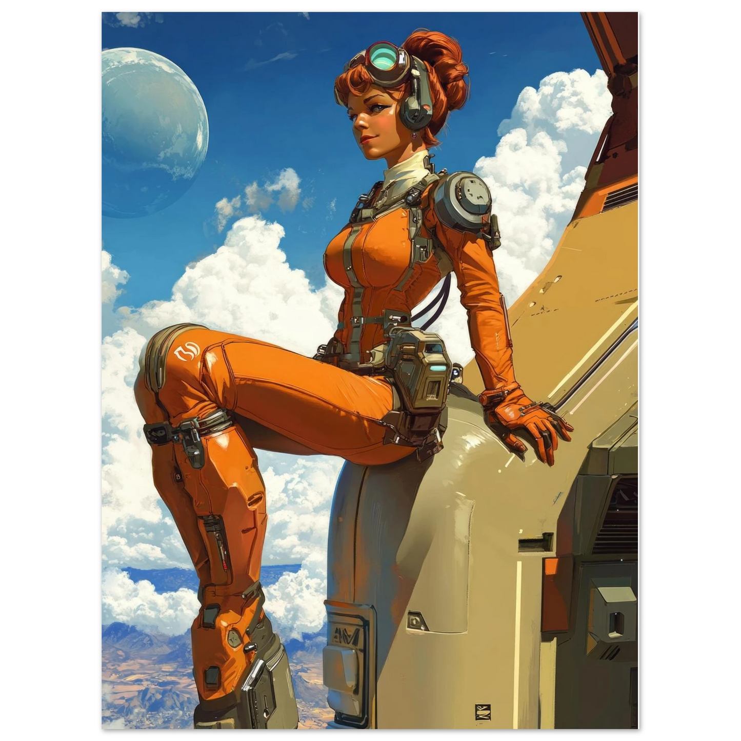 ✨ RETRO FUTUR MECHA WOMENS — Starship Series #02 - Aura Studio Déco