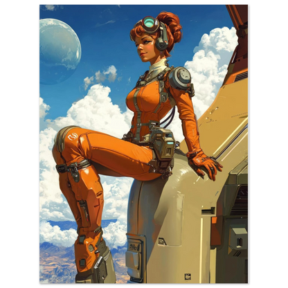✨ RETRO FUTUR MECHA WOMENS — Starship Series #02 - Aura Studio Déco