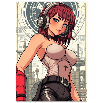 🌸🪐🎀👽Création Anime Rétro Sci-Fi ☄️43 - Aura Studio Déco