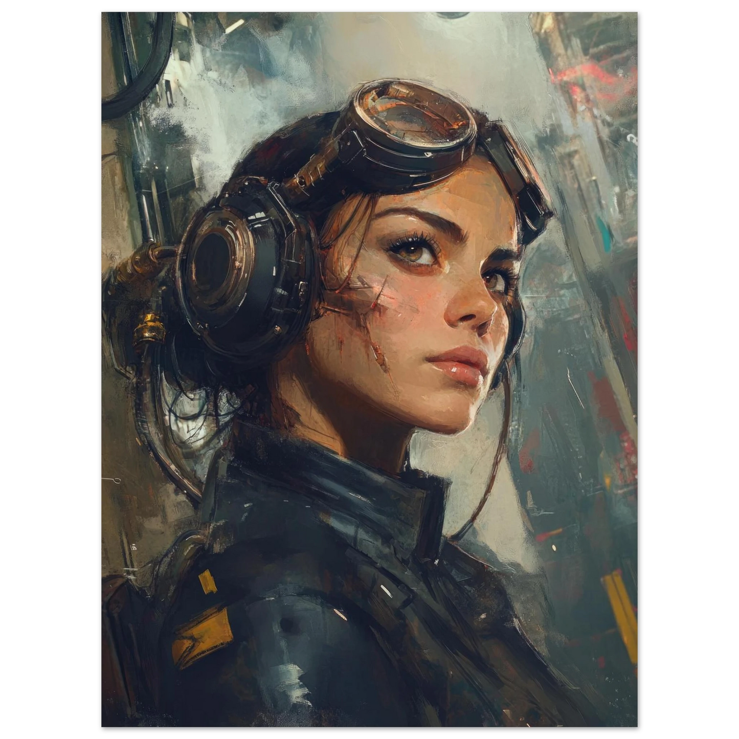 ✨ RETRO FUTUR MECHA WOMENS — Starship Series #37 - Aura Studio Déco