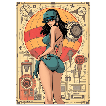 🌸🪐🎀👽Création Anime Rétro Sci-Fi ☄️31 - Aura Studio Déco