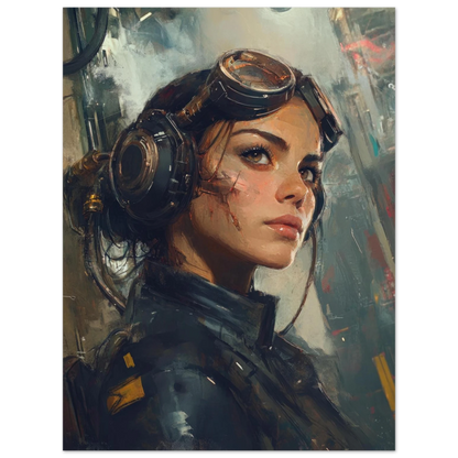 ✨ RETRO FUTUR MECHA WOMENS — Starship Series #37 - Aura Studio Déco
