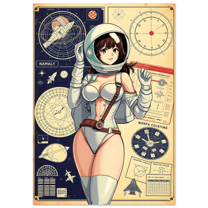 🌸🪐🎀👽Création Anime Rétro Sci-Fi ☄️30 - Aura Studio Déco