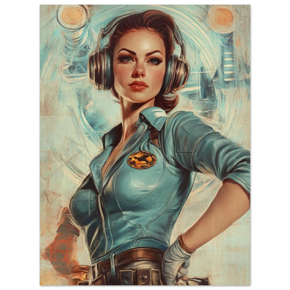 ✨ RETRO FUTUR MECHA WOMENS — Starship Series #71 - Aura Studio Déco