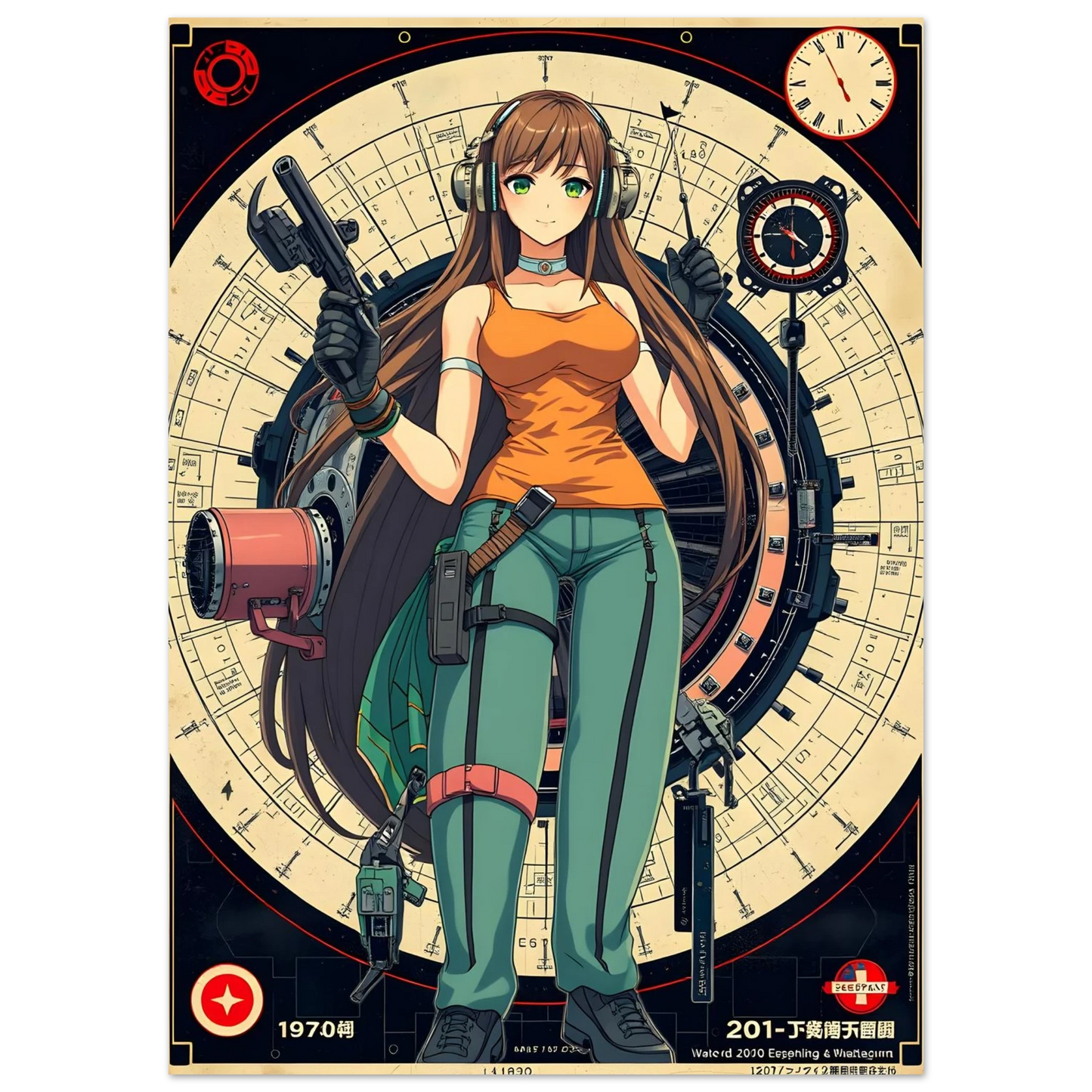 🌸🪐🎀👽Création Anime Rétro Sci-Fi ☄️14 - Aura Studio Déco