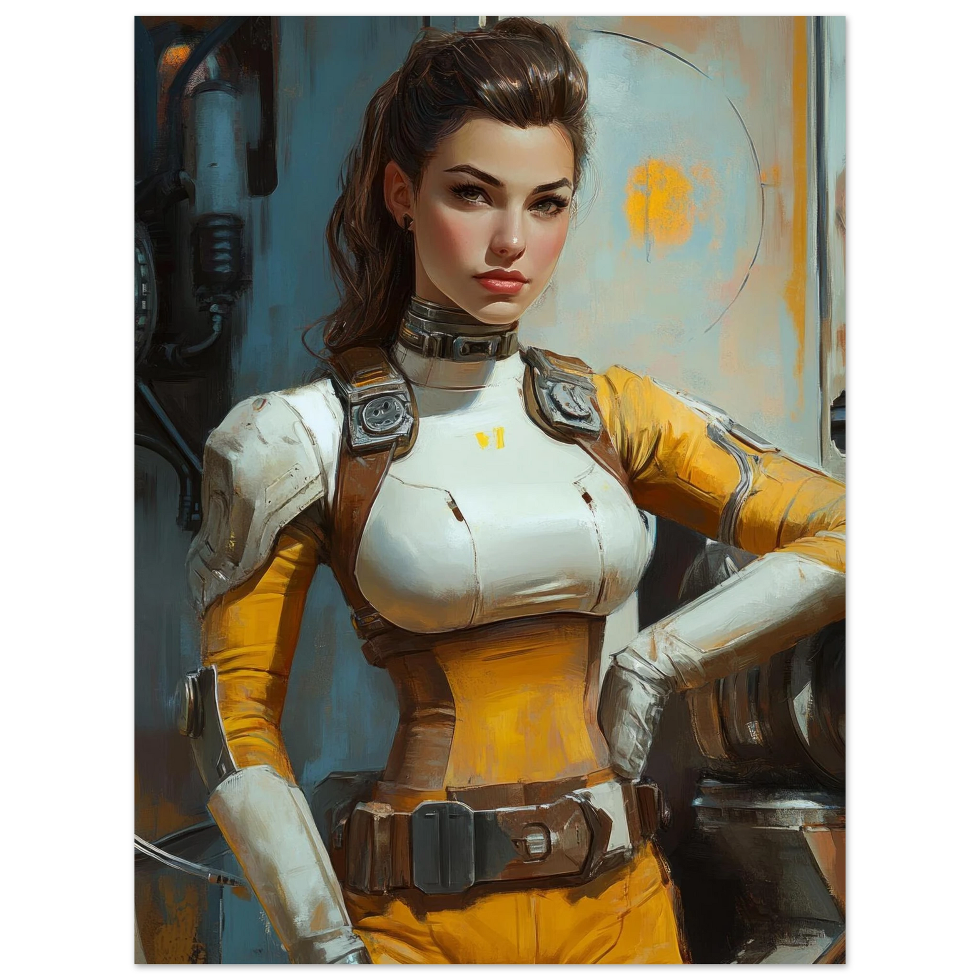 ✨ RETRO FUTUR MECHA WOMENS — Starship Series #56 - Aura Studio Déco