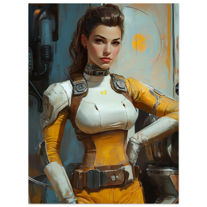 ✨ RETRO FUTUR MECHA WOMENS — Starship Series #56 - Aura Studio Déco