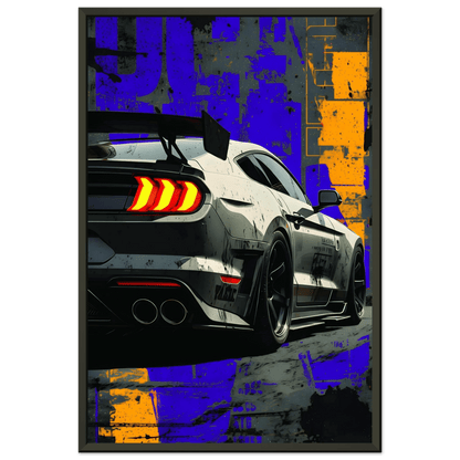 🏎️🏁Affiche Automobile Art' Style1 Encadrée - Aura Studio Déco