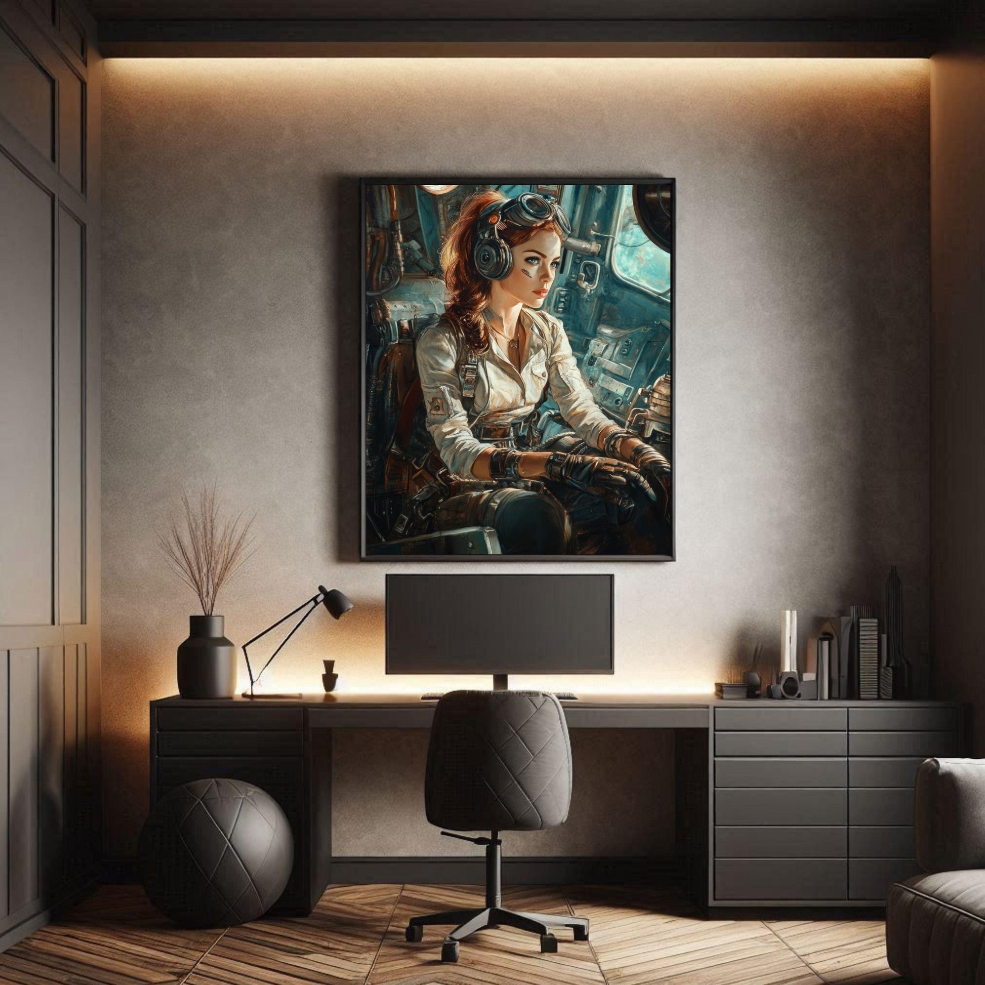 ✨ RETRO FUTUR MECHA WOMENS — Starship Series #41 - Aura Studio Déco