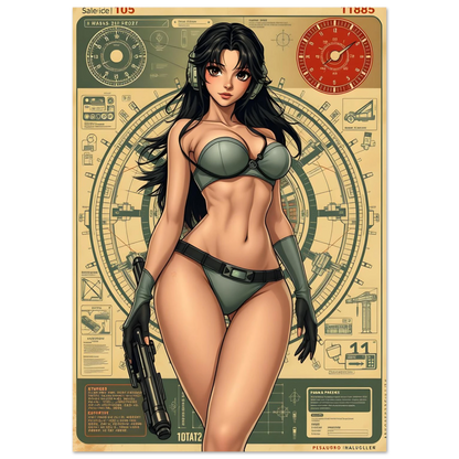 🌸🪐🎀👽Création Anime Rétro Sci-Fi ☄️20 - Aura Studio Déco