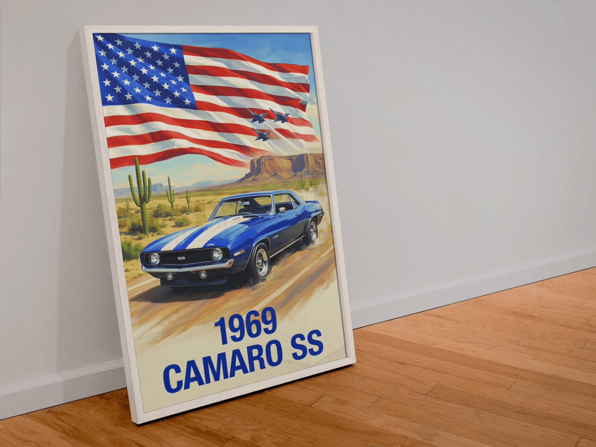 🏆🀣📺 Affiche Automobile Vintage 1969 Legend - Aura Studio Déco