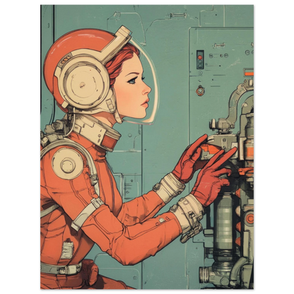 ✨ RETRO FUTUR MECHA WOMENS — Starship Series #91 - Aura Studio Déco