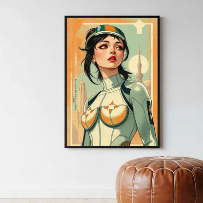 🌸🪐🎀👽Création Anime Rétro Sci-Fi ☄️33 - Aura Studio Déco