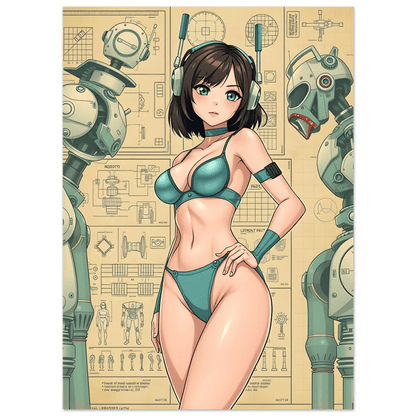 🌸🪐🎀👽Création Anime Rétro Sci-Fi ☄️42 - Aura Studio Déco
