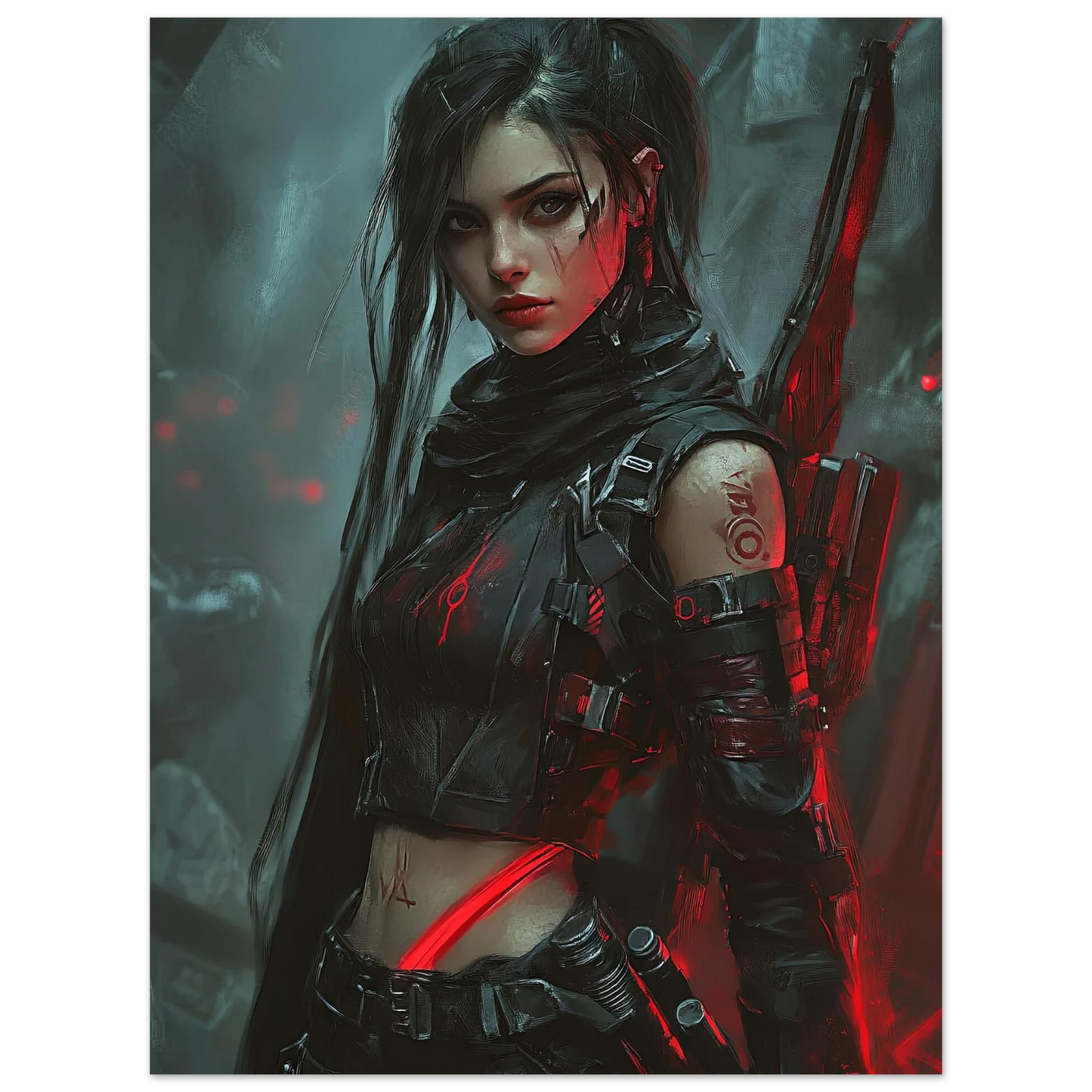 Affiche CYBERPUNK GIRL ULTIMATE #33 - Aura Studio Déco